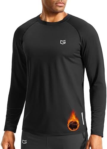 HEAD Men's Long Sleeve Training Mock Neck Top, Standard Fit
